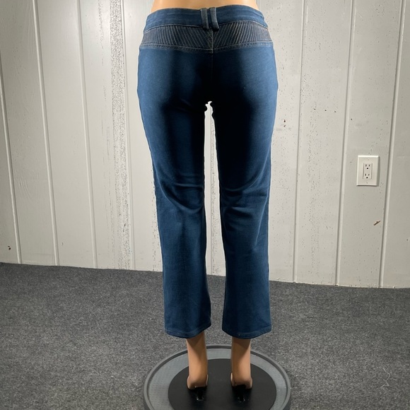 *Jennifer Lopez Women's Crop Straight Leg Denim Jeans Sz 9 - Picture 7 of 11